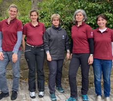 Gruppenfoto: Naturpädagoginnen Team