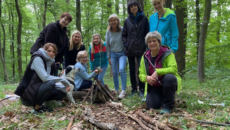 Weiterbildungsworkshop Wald ist Klasse mit der Naturpark-Partnervolksschule Gablitz (Mai 2024), © Naturpark Purkersdorf/G.Orosel