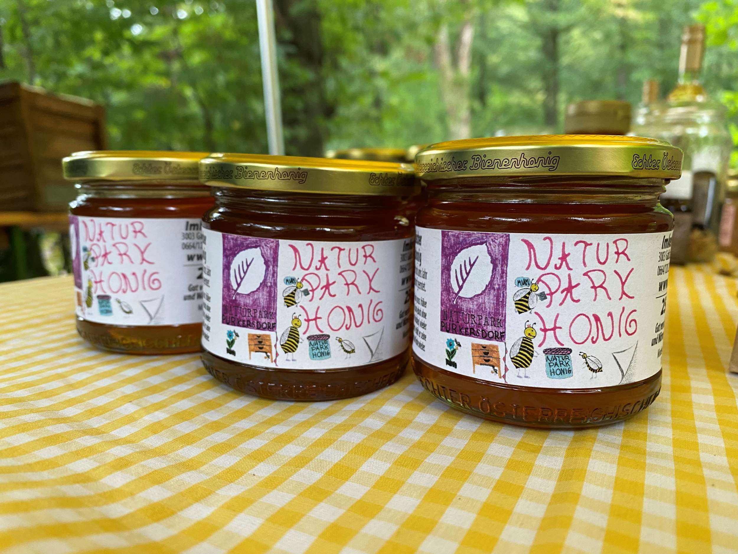 Naturparkhonig-Etiketten 