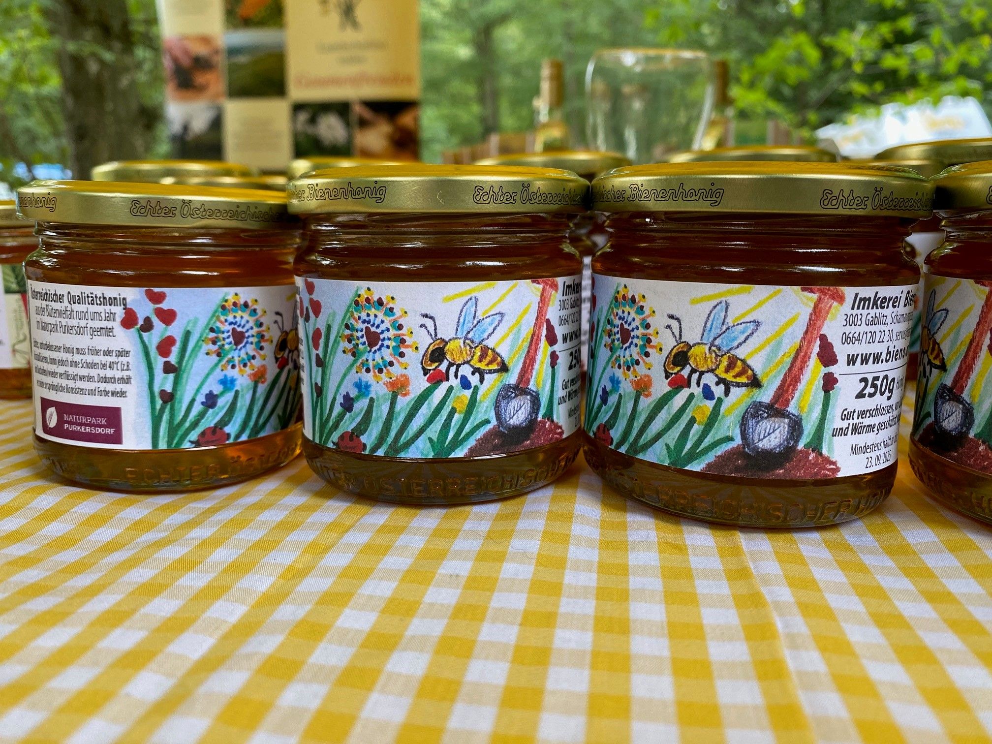 Naturparkhonig-Etikett 