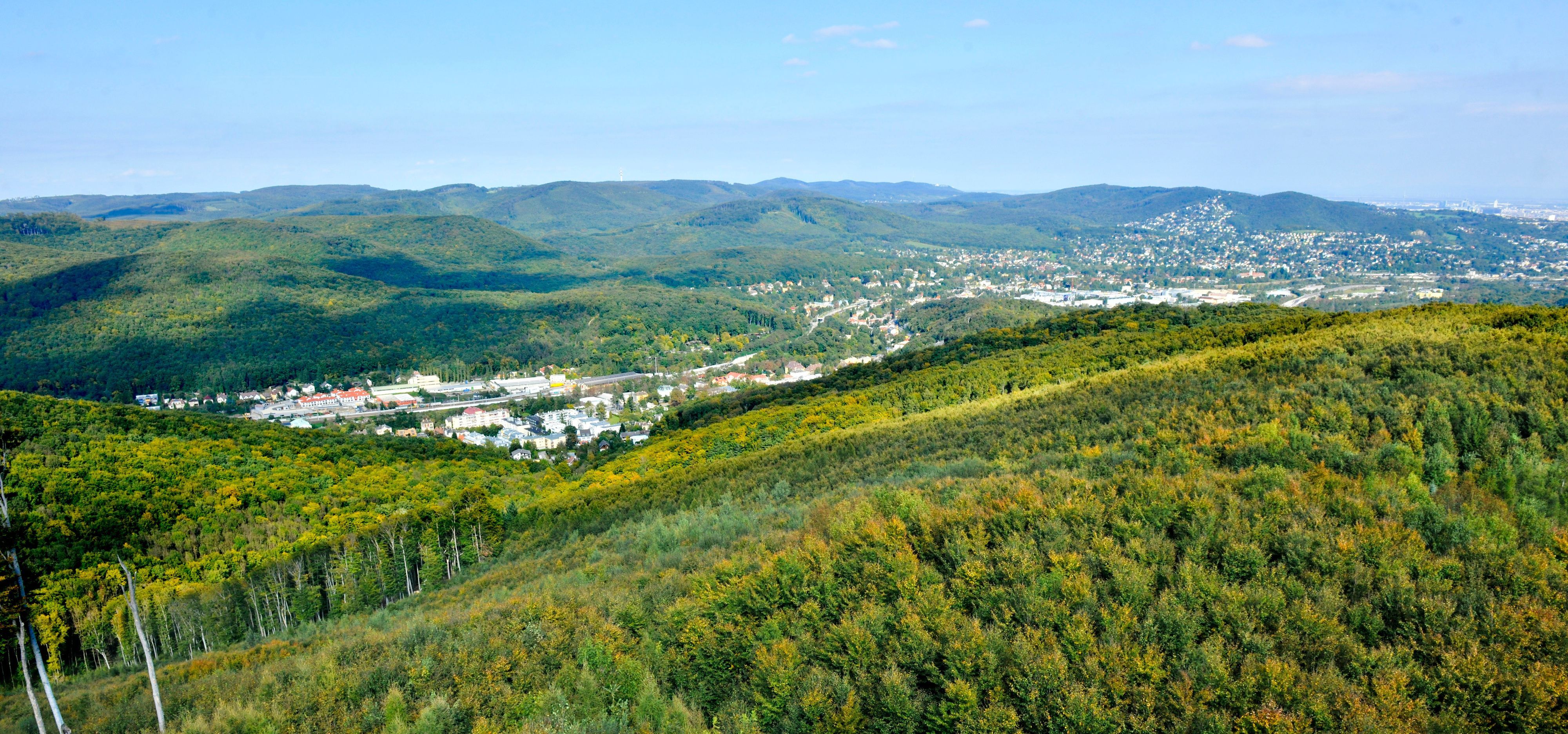 Ausblick über den Naturpark Purkersdorf 