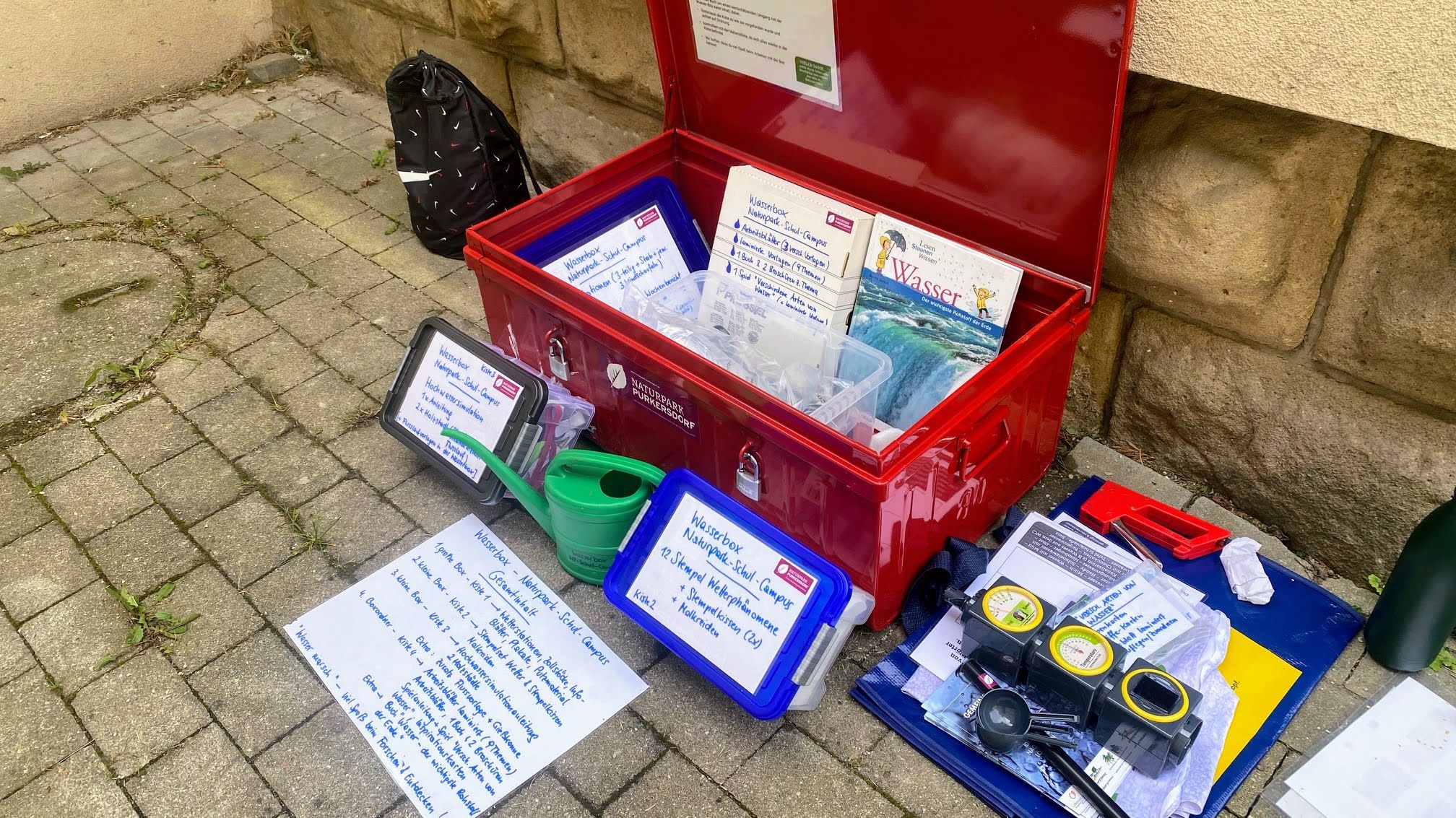 "Wasser marsch" +Forscherkiste in Naturpark-Schule