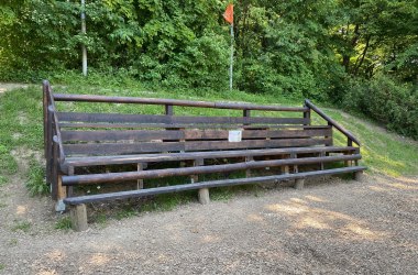 Holzstamm-Sitztrib&uuml;ne f&uuml;r Outdoor-Unterricht