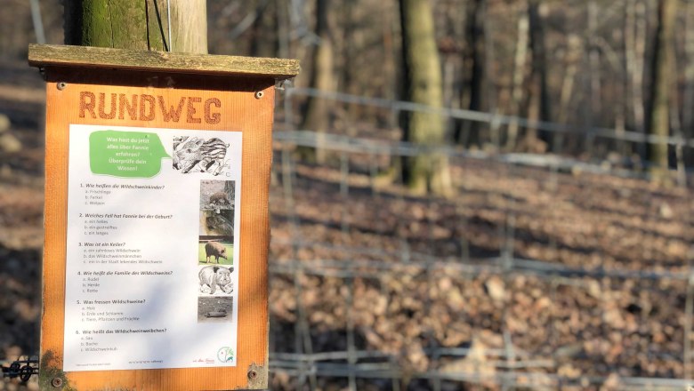 Wild boar enclosure circular route, © Naturpark Purkersdorf