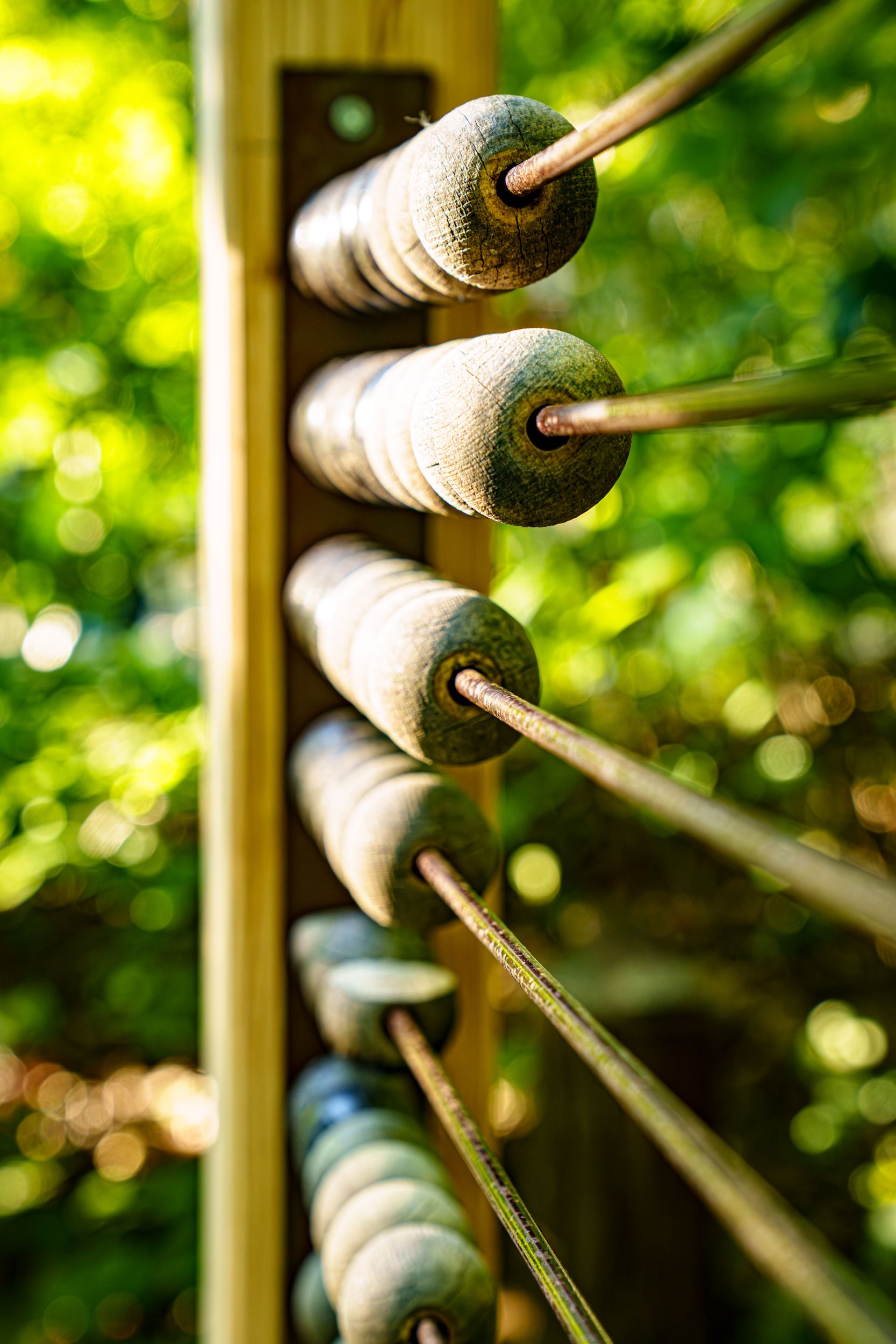 Rechen-Spielgerät, Nahaufnahme