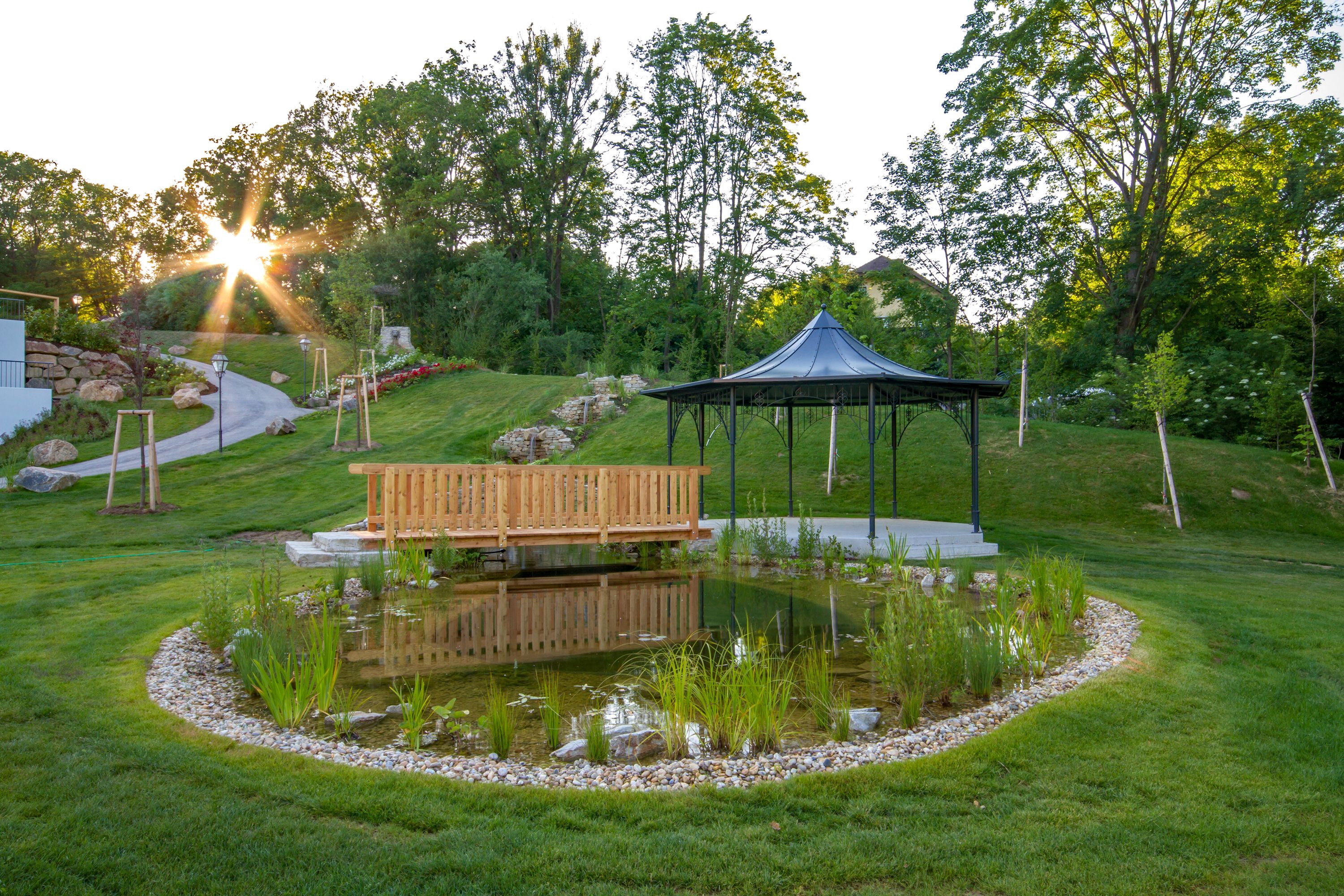 Pavillon im Park
