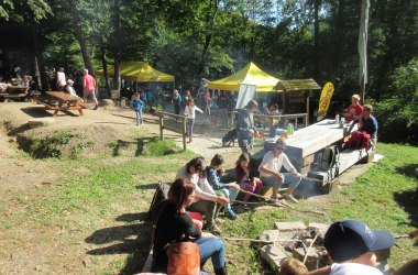 Gute Stimmung beim Naturparkfest, © Naturpark Purkersdorf - G.Orosel