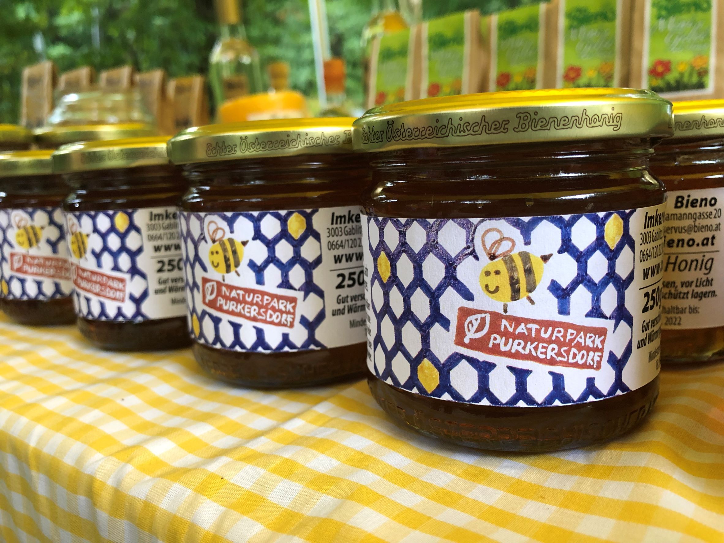 Naturparkhonig-Etiketten