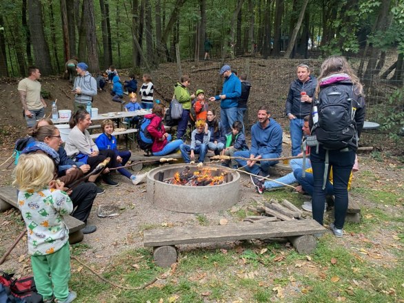 Lagerfeuer beim Naturparkfest, © Naturpark Purkersdorf