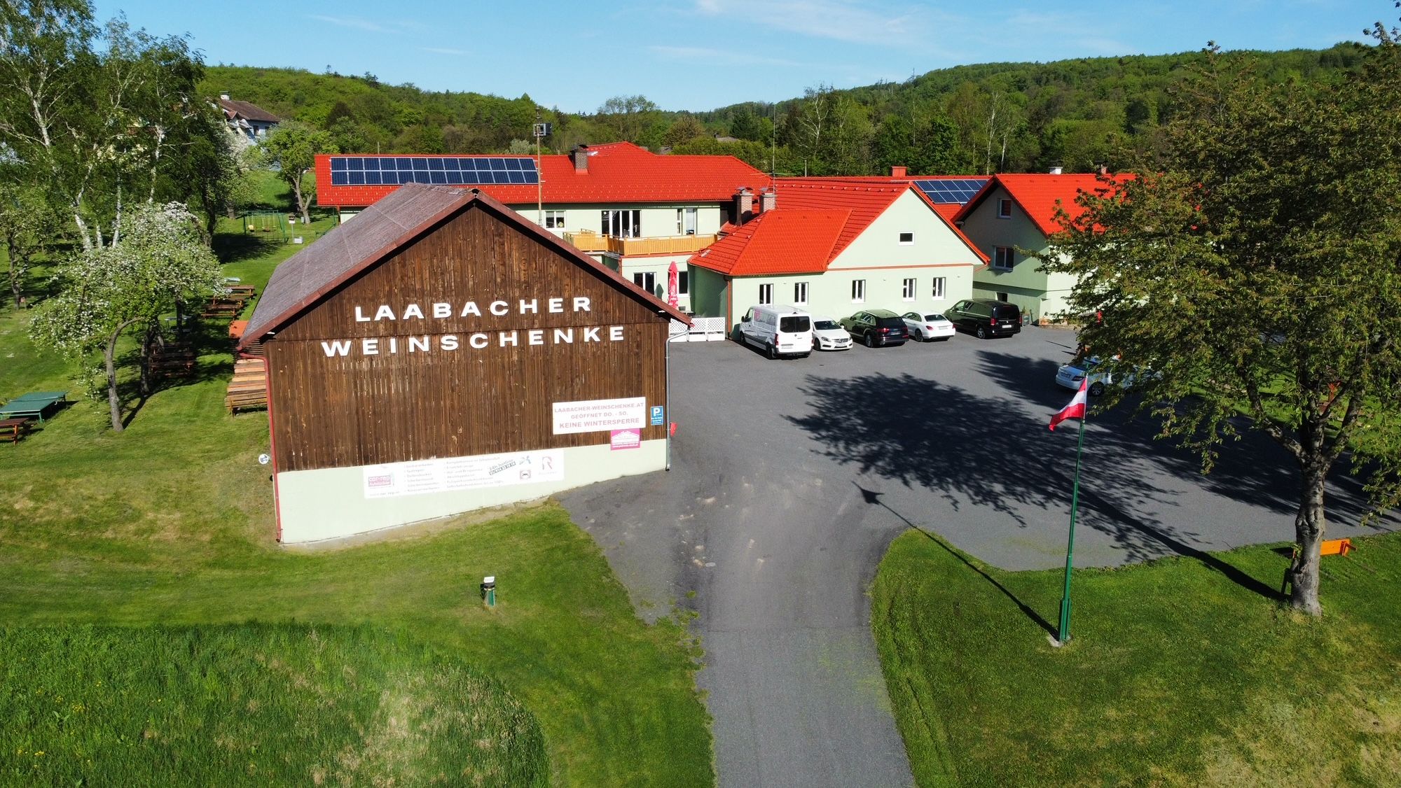 Exterior view of the inn